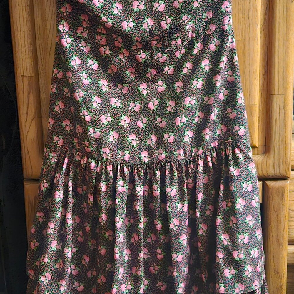 LIKELY Floral Tiered Midi Dress